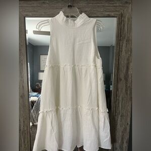 White Tuckernuck Dress, size L
